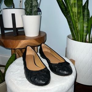 TORY BURCH Marion Quilted Leather Ballet Flats